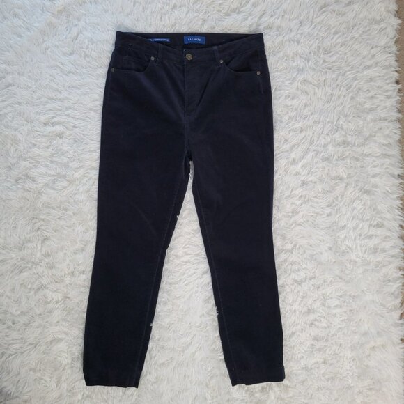 Talbots High-Waist Straight-Leg Corduroy Pants - Size 10P - Picture 10 of 10